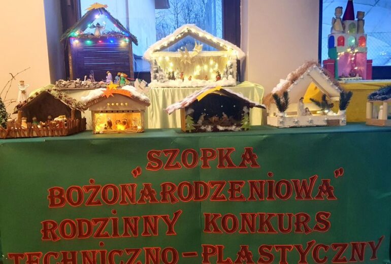 WYNIKI KONKURSU „SZOPKA BOŻONARODZENIOWA”
